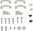 WORKS CONNECTION Kawasaki 18-B301 Radiator Brace Set - Black