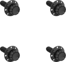 ARLEN NESS Bolt Kit - Windshield - Titanium - 12-Point - Black 300-840
