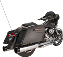 S&S CYCLE 4-1/2" MK45 Performance Mufflers - Chrome with Black Tracer 550-0623