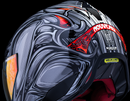 ICON Domain™ Helmet Nouveau Silver 2XL - Lightweight Motorcycle Helmet with Advanced Ventilation and Communication Compatibility