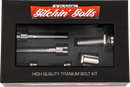 TRASK Bitchin' Bolts Hardware Kit - Titanium - M8 - Coil and Horn TM-1050-J
