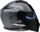 Z1R Solaris 2.0 Modular Helmet - Flame Black/Gray, XS, Part 0100-2652