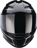 Z1R Jackal Helmet Foil Black/Silver 2XL - Aerodynamic Design with Anti-Fog Shield