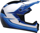 Z1R Child Dirt Maxx Helmet Vortex Blue/White S/M - Part Number 0111-1744