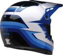 Z1R Child Dirt Maxx Helmet Vortex Blue/White S/M - Part Number 0111-1744