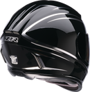 Z1R Jackal Helmet - Foil Black/Silver Medium (Part No. 0101-18412) for Motorcycle Riding