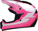 Z1R Child Dirt Maxx Helmet Vortex Pink/White - S/M (Part Number 0111-1746)