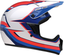 Z1R Child Dirt Maxx Helmet Vortex Red/White/Blue - Size L/XL (Part 0111-1749)