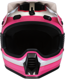 Z1R Child Dirt Maxx Helmet Vortex Pink/White L/XL - Lightweight and Comfortable Riding Gear