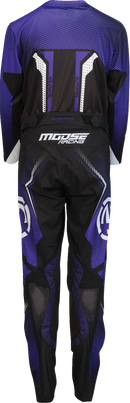 MOOSE OFFROAD Youth Qualifier® Jersey - Purple/Black/White - Large 2912-2635