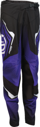 MOOSE OFFROAD Youth Qualifier® Pants - Black/Purple/White - US 26 2903-2662