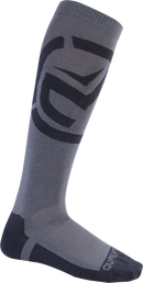 MOOSE OFFROAD Qualifier Socks - Black/Gray - Small/Medium 3431-0896