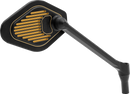 DRAG SPECIALTIES Mirror - Adjustable - Diamond - Black/Gold - Long Stem - Right M03-12R