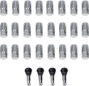 MOOSE OFFROAD Lug Nuts with Valve Stems - 12 mm x 1.50 - Chrome - Tapered - 24 Pack SP300MO207-24