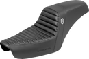 SADDLEMEN Step-Up Seat - Tuck-n-Roll - Black - Dyna '96-'03 SC89604T