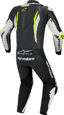 ALPINESTARS GP Tech v5 1-Piece Leather Suit - Black/White/Yellow Fluo - US 48 / EU 58 3150226-125-58