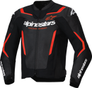 ALPINESTARS GP Force v2 Airflow Leather Jacket - Black/Red Fluo - US 48 / EU 58 3100326-1030-58