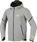 ALPINESTARS Aeroshell Waterproof Jacket - Mid Gray/Yellow Fluo - Large 3200226-9116-L