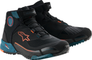 ALPINESTARS CR-X Drystar® Shoes - Black/Petrol/Orange - US 10.5 / EU 43.5 2611820-1649-10.5