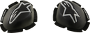 ALPINESTARS GP Tech Knee Sliders - Black/White 6400126-12