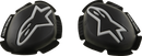 ALPINESTARS GP Plus Knee Sliders - Black/White 6400226-12