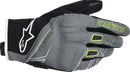 ALPINESTARS Moblast WP Gloves - Fur Gray/Black/Sulphur Yellow - Small 3520226-9352-S