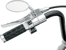 DRAG SPECIALTIES Custom Rubber Grips - Hotop - Chrome/Rubber 06300372