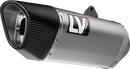LEOVINCE LV-14 R Slip-On Muffler - Stainless Steel - Honda CB 750 Hornet 15600U