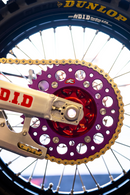RENTHAL Rear Sprocket - Aluminum - 51 Tooth - Purple - Yamaha 150U-520-51GBPE