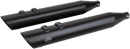 S&S CYCLE Slash Cut Mufflers - Black 550-0696