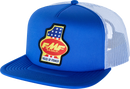 FMF Power House Trucker Hat - Royal with Foam Front and Patch Logo