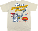 FMF Factory Faster T-Shirt - Natural 2XL by FMF, Part No. HO25118901NAT2X