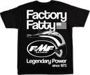 FMF Factory Fatty T-Shirt Black 2XL - Comfortable 100% Cotton Graphic Tee