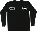 FMF Factory Fatty Long-Sleeve T-Shirt - Black - Large HO25119900BLKLG