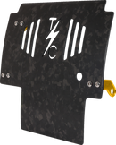 THRASHIN SUPPLY CO. Skid Plate - Carbon Fiber/Forged - With Gold Brackets - FLHX/FLTRX TSC-3035-5