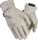 THRASHIN SUPPLY CO. Roper Leather Gloves - Bone White - Small TRG-00-08