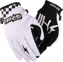 THRASHIN SUPPLY CO. Go Fast Stealth Gloves - White - 2XL SV1-10-12