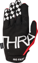 THRASHIN SUPPLY CO. Go Fast Stealth Gloves - Red - 2XL SV1-18-12