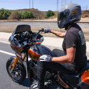 THRASHIN SUPPLY CO. Stealth Leather Palm Flame Gloves - Gray - 2XL SV1-22-12