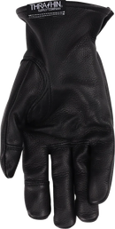 THRASHIN SUPPLY CO. Roper Leather Gloves - Black - 3XL TRG-01-13
