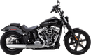 VANCE & HINES Twin Slash Slip-On Muffler - Chrome - Softail 16750