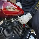 THRASHIN SUPPLY CO. Roper Leather Gloves - Bone White - XL TRG-00-11