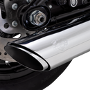 VANCE & HINES Twin Slash Slip-On Muffler - Chrome - Softail 16750