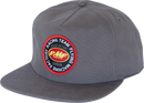 FMF Coaster Hat - Charcoal with 5-Panel Snapback and Front Patch by FMF HO25196900CHR