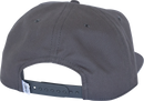 FMF Coaster Hat - Charcoal with 5-Panel Snapback and Front Patch by FMF HO25196900CHR