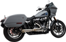 TRASK 2-into-1 Assault Exhaust System - Stainless Steel - Softail M8 TM-5054