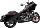 TRASK 2-into-1 Assault Exhaust System - Black - Touring M8 TM-5011BK