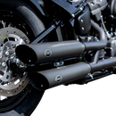 S&S CYCLE Slash Cut Race Mufflers - Black 550-0735