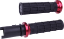 ODI Hart-Luck Signature V-Twin Lock-On™ Grips - CVO - Black/Red V31HTC-BB-R