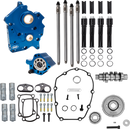S&S CYCLE Cam Chest Kit - 496 Gear Drive Cam - Oil Cooled - Black Pushtubes - M8 310-1383